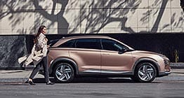 nexo 2019 side view with walking woman